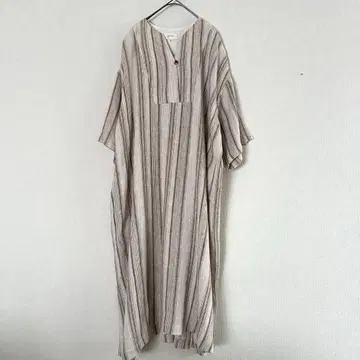 (레어 새상품급) 겐텐 린넨 실크 원피스 38