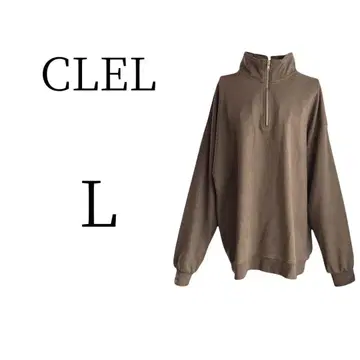 컨디션 최상 CLEL 클레일 카키 긴팔 맨투맨 L