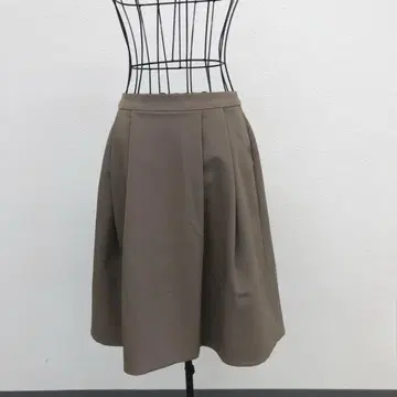 엠프리미어 블랙 스커트 모카 일본제 심플 페미닌 고급