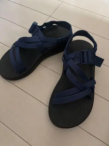 새상품급 Chaco 차코 스포츠 샌들 M8 비브람 네이비