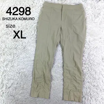 4298 SHIZUKA KOMURO 베이지 컬러 캐주얼 슬랙스