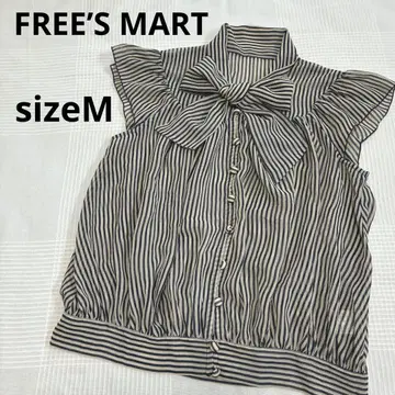 [새상품급] 프리즈마트 FREE'SMART 보타이 블라우스 프렌치 슬리브