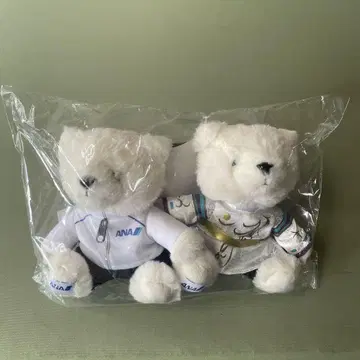 ANA YUZU 플라이트 베어 봉제 인형 세트