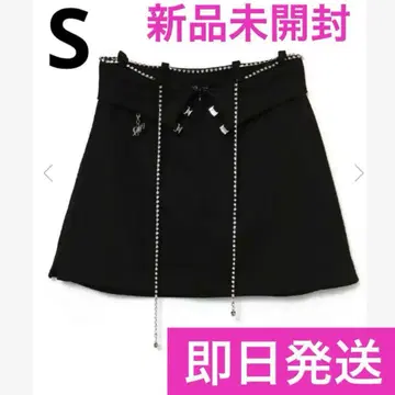 새상품 meltthelady body chain jersey skirt