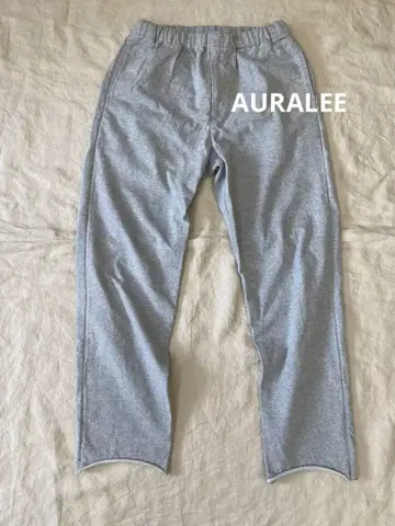 AURALEE 컷오프 스웨트 팬츠 사이즈 3