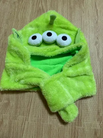 토이스토리 에이리언 리틀그린맨 모자 후드 워머