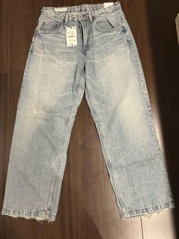 [미사용] ZARA 배기 핏 청바지