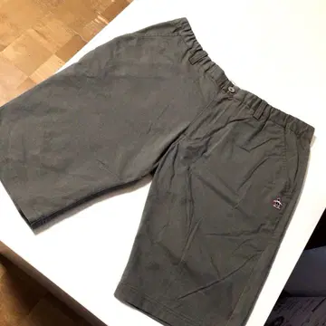 Munsingwear 펭귄 자수 하프 팬츠 그레이 빅 89-94