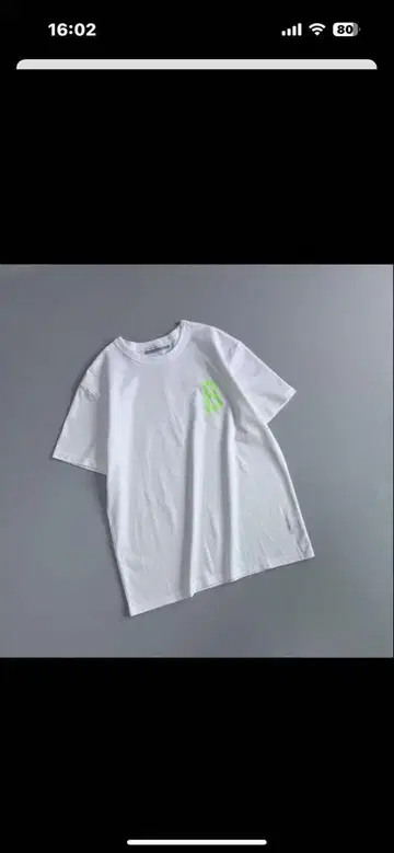 BORDERS & BALCONY 화이트 티셔츠