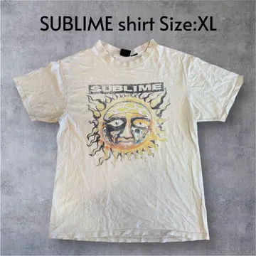 SUBLIME 서브라임 T셔츠 태양 무늬 펑크 밴딩 XL 상당