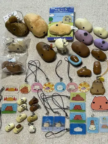 카피바라씨 마스코트 스트랩 봉제 인형 세트