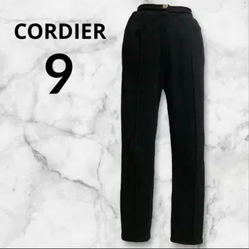 CORDIER 코르디아 블랙 슬랙스 사이즈 9 울 100% 멋쟁이
