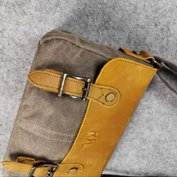 RRL 가죽 트리밍 메신저 백 비즈니스 백 사선 가케 출퇴근 통학