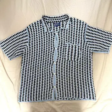 BOTT 24SS Cotton Crochet Knit Shirts
