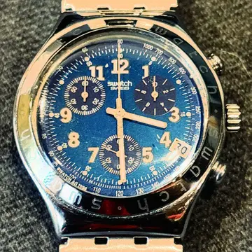 Swatch IRONY 스와치 아이로니 크로노그래프 블루 다이얼