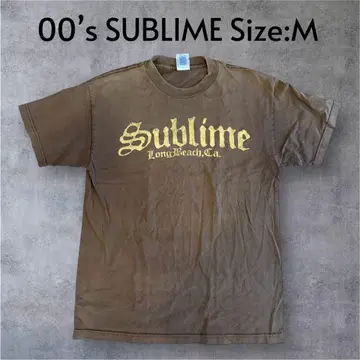 00s SUBLIME LONG BEACH AL 티셔츠 서브라임 M