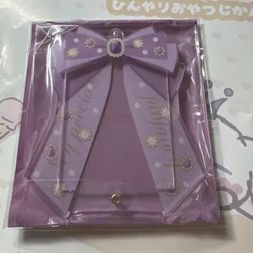 후쿠야 fanfancy 아크릴 프레임 리본 오사카 도톤보리 보라색