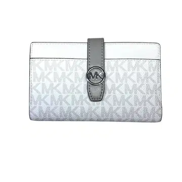 택 포함 새상품 Michael Kors 화이트 반지갑