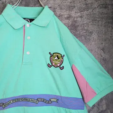 Mickey&Co. 피케 셔츠 미키 골프 파스텔 컬러 귀여움