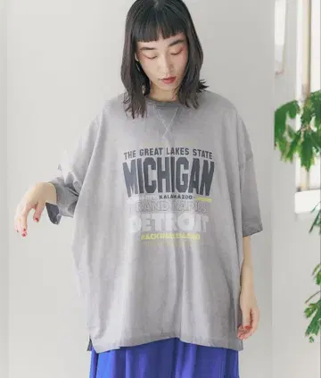 니코앤드 페이드 로고 튜닉 T셔츠