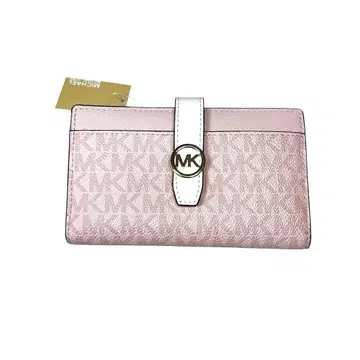 새 택 달린 Michael Kors 핑크 반지갑