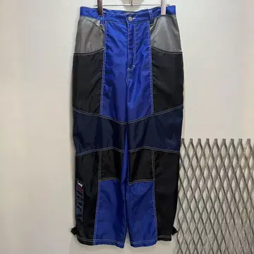 90s Lee pipes 패치워크 나일론 팬츠