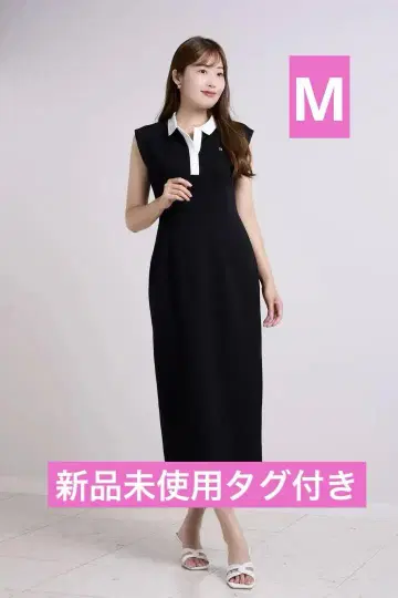 herlipto French Sleeve Polo Long Dress
