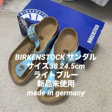 BIRKENSTOCK 샌들 38 라이트 블루 made in germany