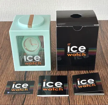 [새상품급] Ice watch 아이스워치 그린 실리콘 밴드 손목시계
