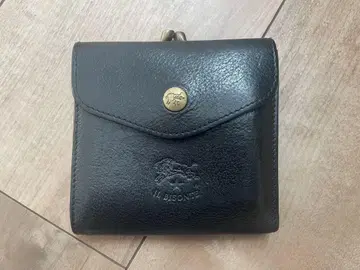 ILBISONTE 일비종떼 블랙 가마구치 접이식 지갑