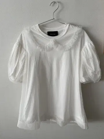 Simone Rocha 프릴 화이트 상의