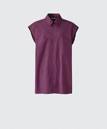 UNIQLO U 롱 셔츠 슬리브리스