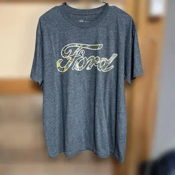 Ford 로고 티셔츠 그레이 리얼 트리 REAL TREE 외제차 xl