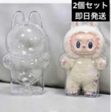 새상품! LABUBU 라부부 아크릴 보호 케이스 2세트 라부부 케이스
