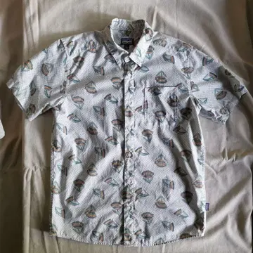 patagonia 남성용 고투 셔츠 M 화이트