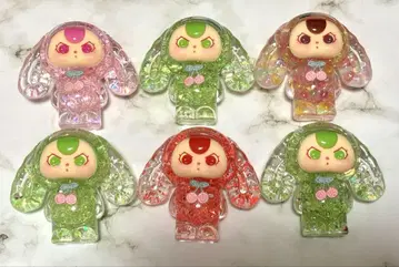Babythree 야광 오일 비즈 피규어 6세트
