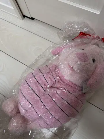 푸우 친구 피글렛 봉제인형 티슈 커버 케이스