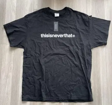 미사용 택 포함 thisisneverthat 블랙 T셔츠 L