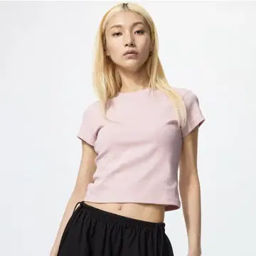 [새상품] 유니클로 미니 T 핑크 M