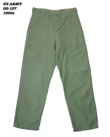 US ARMY OG-107 UTILITY TROUSERS 1960s
