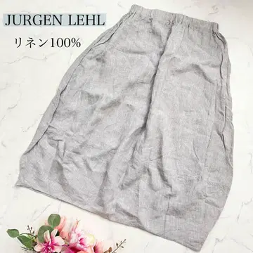JURGEN LEHL 요건 레일 린넨 마 100 스커트