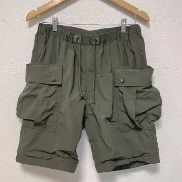BEAMS 플러스 SAGE DE CRET 올리브 숏팬츠 M