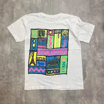 90s 파리 france 기념품 티셔츠 빈티지 싱글 스티치