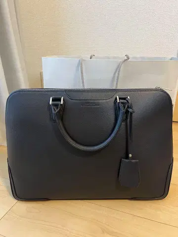네이비 가죽 비즈니스 백
