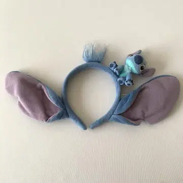 스티치 귀 머리띠 봉제 인형 포함