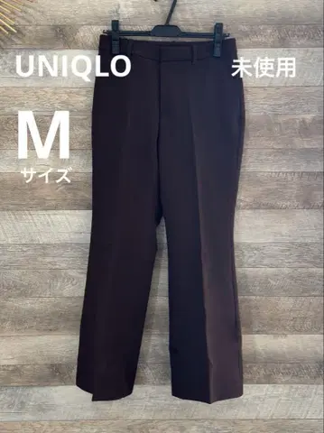 미사용 이번 시즌 신상 UNIQLO 스마트 플레어 팬츠 M 브라운