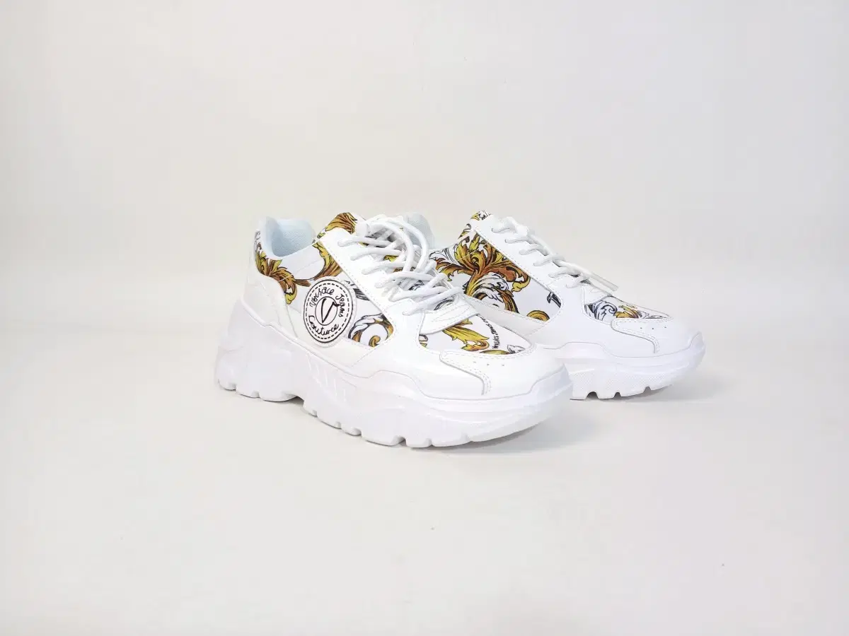 Versace Speedtrack Barocco White Women's Sneakers