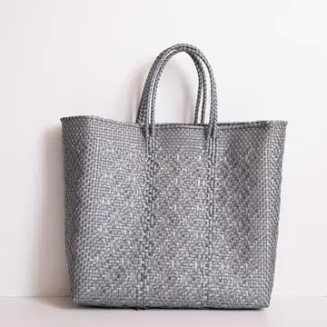 MERCADO BAG 실버 ROMBO (M)