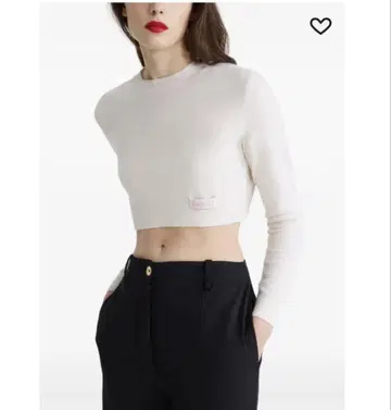 PATOU 크롭 스웨터 숏 니트