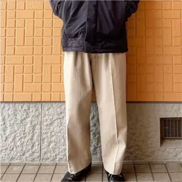 새상품 HELKA TROUSERS 1턱 와이드 트라우저 팬츠 S
